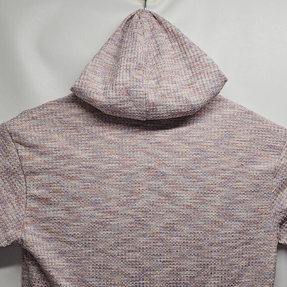 SHEIN Curve Women’s 1XL Multicolor Knit Hoodie Pullover 95% Polyester 5% Elastan - Picture 8 of 16